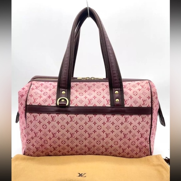 Auth Louis Vuitton Monogram Mini  Red Josephine GM M92311 Hand Bag NS090811 - Picture 2 of 16